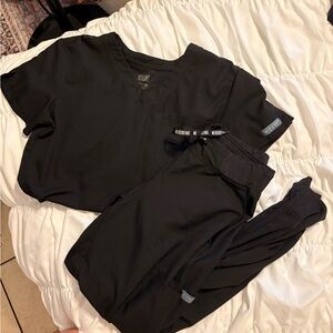 Med Couture Black Scrub Set